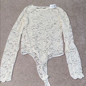 Lace body suit